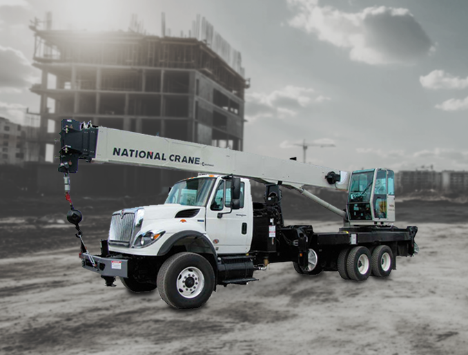 Grúa montada sobre camión National Crane 1300A