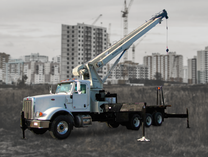 Grúa montada sobre camión National Crane 1400H