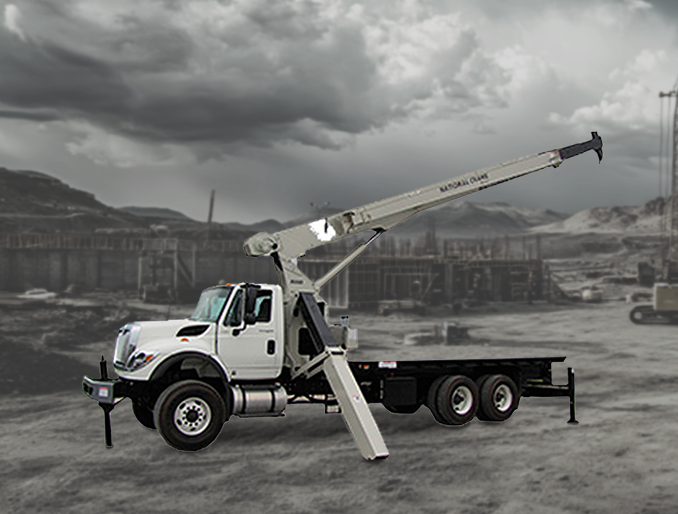 Grúa montada sobre camión National Crane 800D