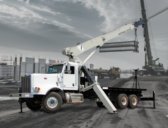 Grúa montada sobre camión National Crane 900A