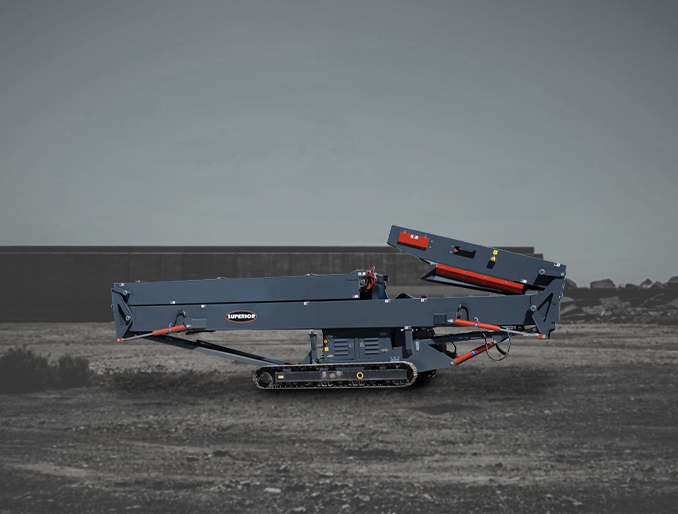 Transportadores telescópicos Telestacker Superior Apilador sobre orugas