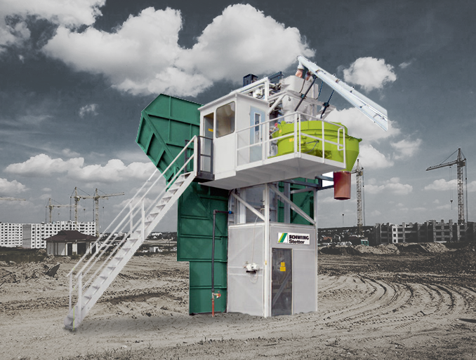 Planta de mezclado centralizado de concreto Schwing-stetter CP 30