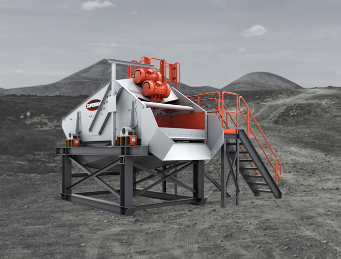 Criba de desaguado Superior