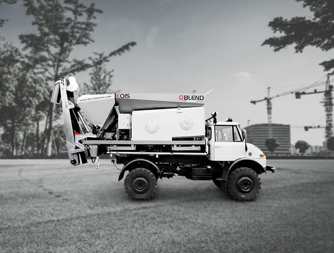 Planta de concreto móvil Blend E015