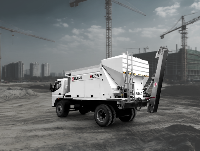 Planta de concreto móvil Blend E025