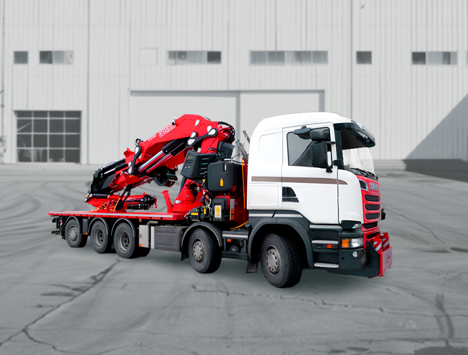 Grúa Articulada sobre Camión Fassi F2150