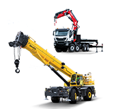 Grúas hidráulicas y articuladas de diferentes marcas