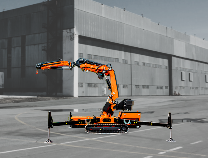 Grúa articulada sobre orugas Jekko JF545 CDH-3