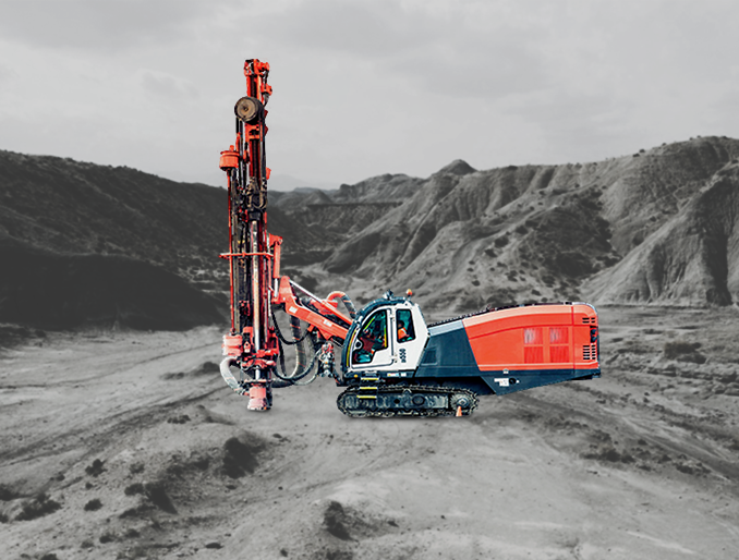 Perforadora con martillo de fondo DTH Sandvik Leopard DI550