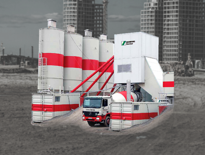 Planta de mezclado centralizado de concreto Schwing-stetter M2