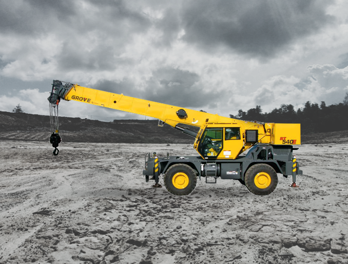 Grúa para terrenos difíciles Grove RT540E