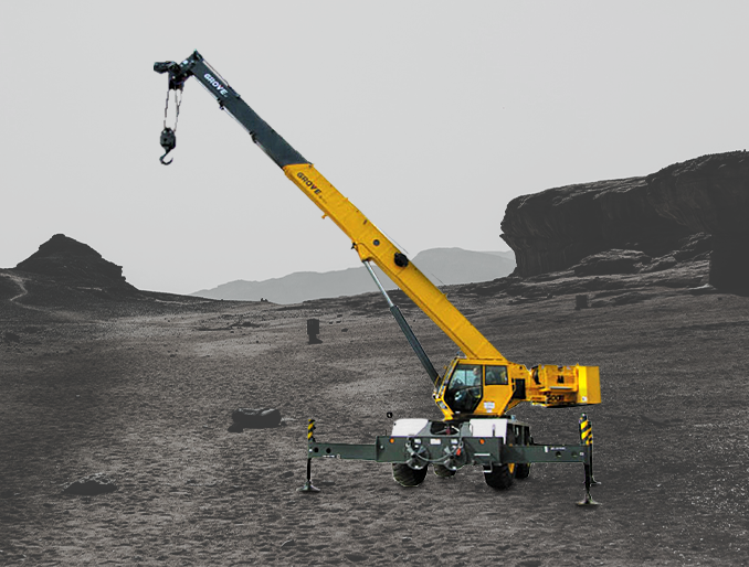 Grúa para terrenos difíciles Grove RT600E