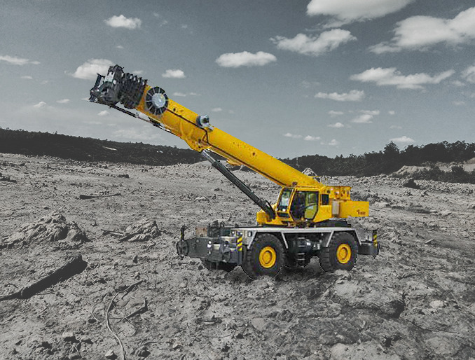 Grúa para terrenos difíciles Grove RT9150E