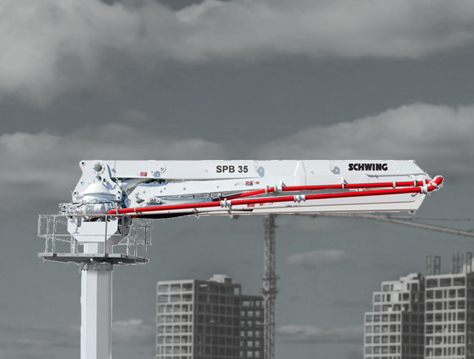 Plumas distribuidoras de concreto Schwing Stetter SPB 35