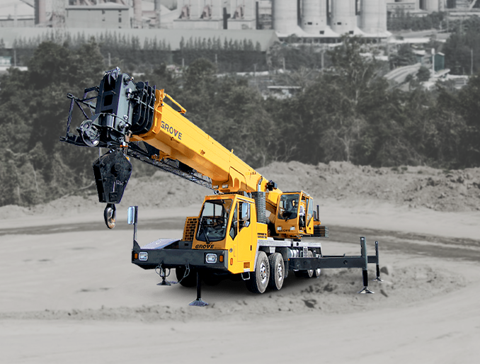 Grúa Hidráulica Montada sobre Camión Grove TMS800E