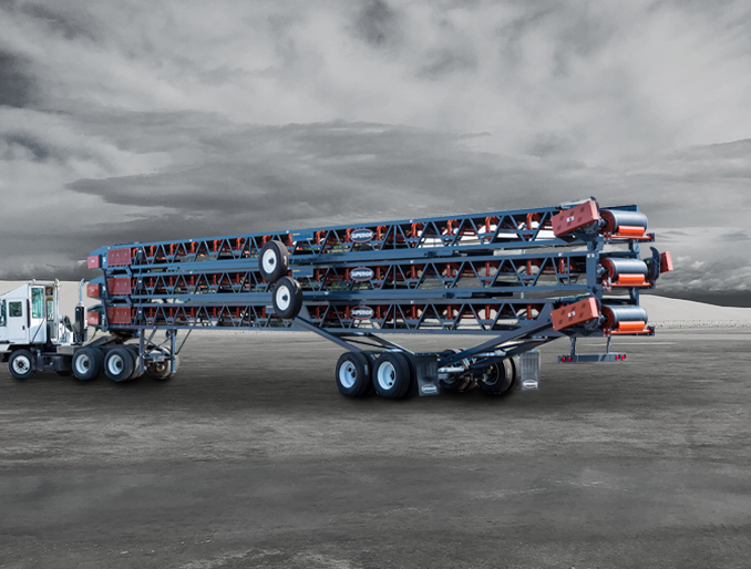 Transportadores telescópicos Telestacker Superior Transportador Slide-Stac